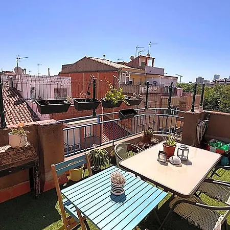 Hostal Private Double In A Shared Penthouse With Patios