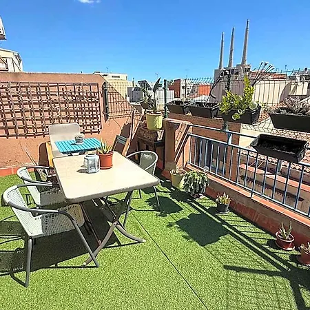 Private Double In A Shared Penthouse With Patios Hostel Alella